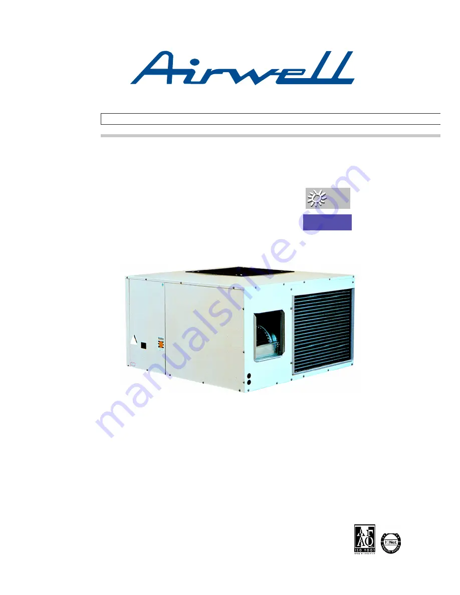 Airwell HA 110 RC Installation Instruction Download Page 1