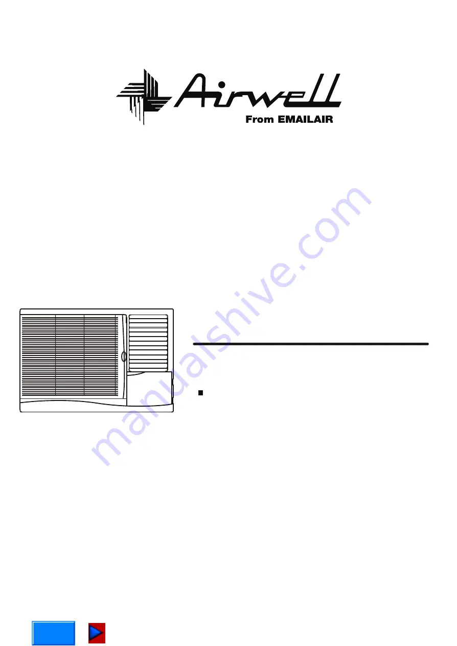 Airwell MAY 110 Owner'S Manual Download Page 1