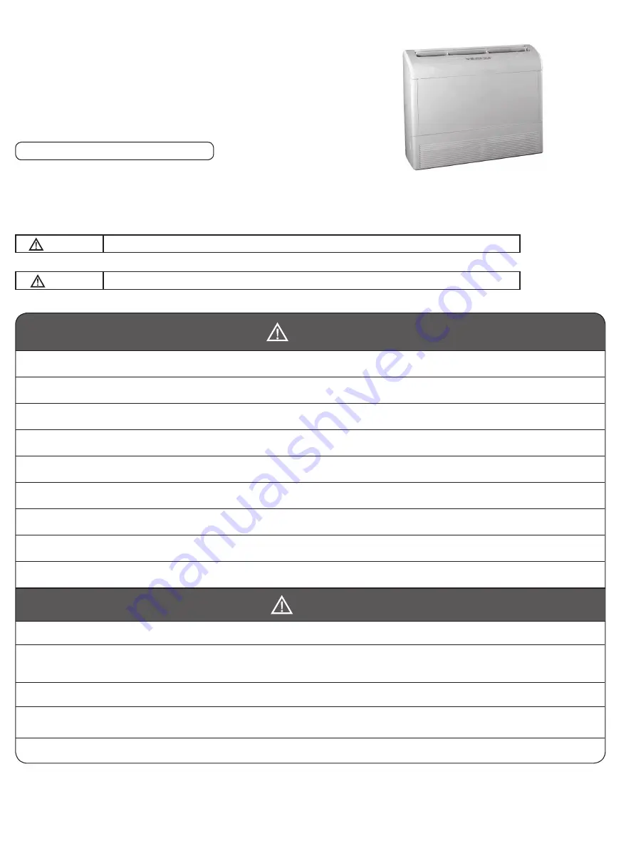 Airwell SXV007 Installation Manual Download Page 1