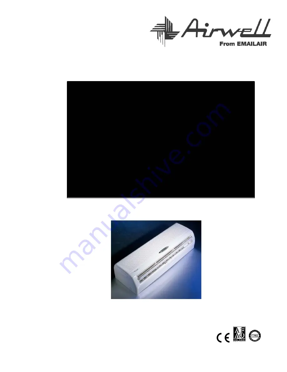 Airwell XLM12RCA Service & Installation Manual Download Page 1