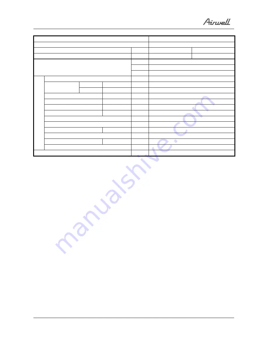 Airwell YBZ214 Service Manual Download Page 13