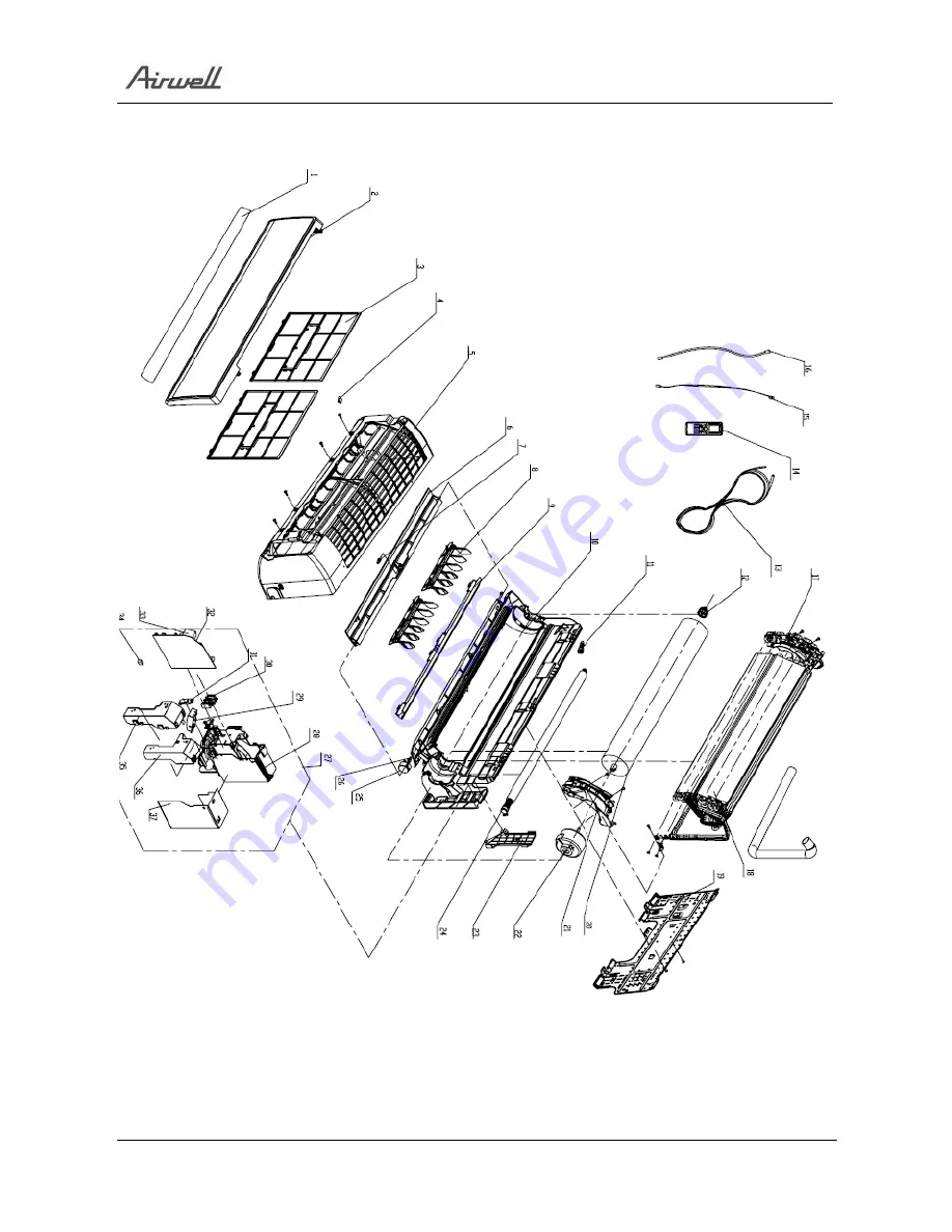 Airwell YBZ214 Service Manual Download Page 67