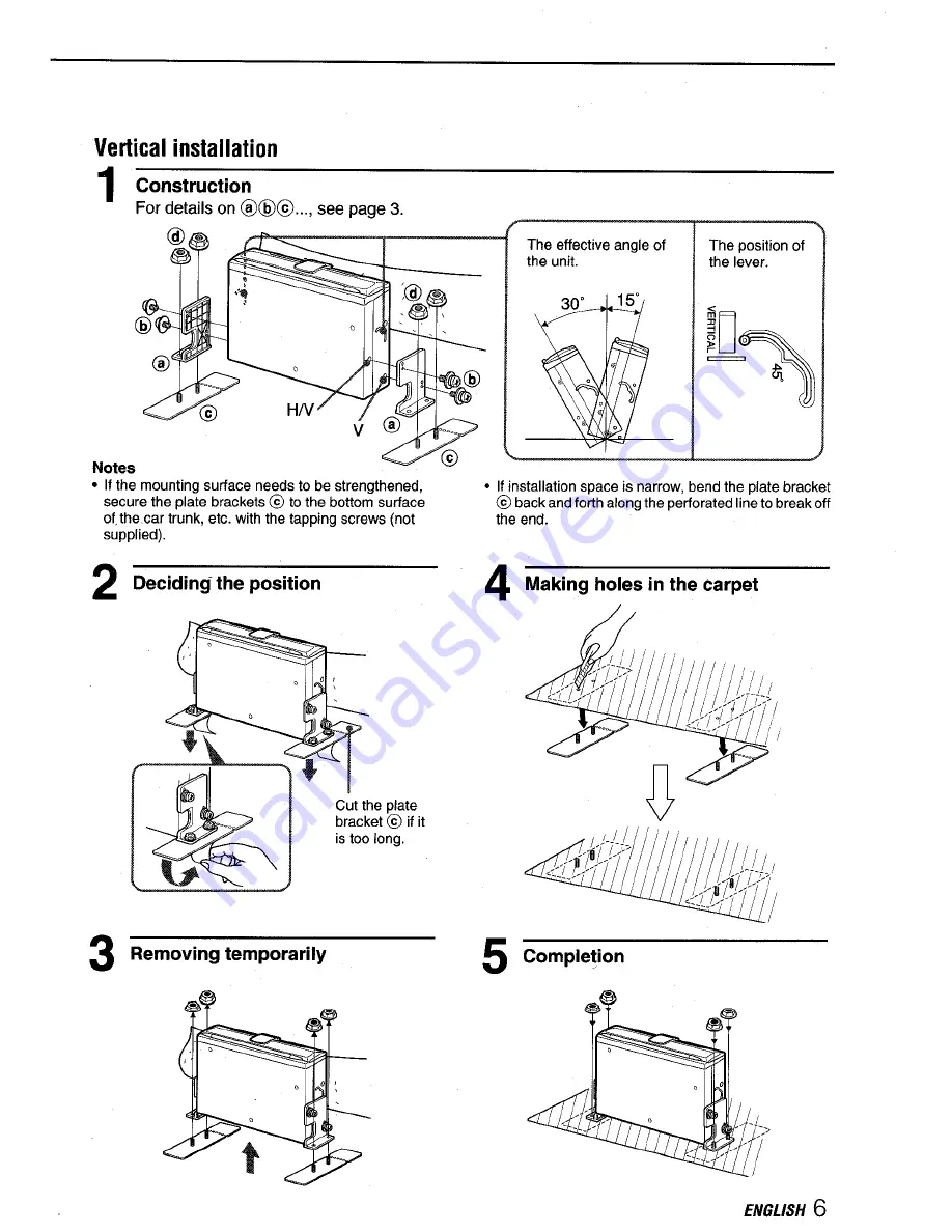 Aiwa ADC-M60 Operating Instructions Manual Download Page 7