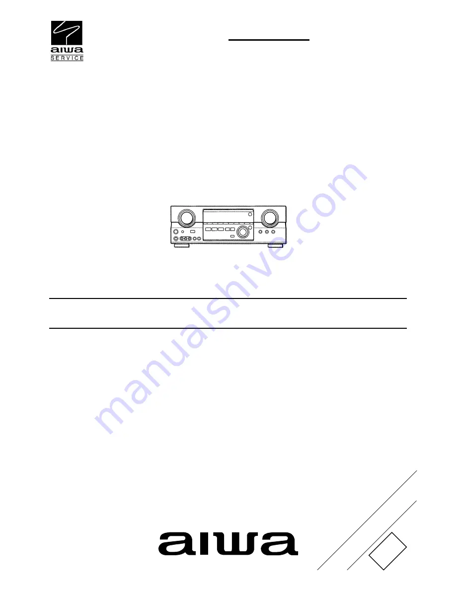 Aiwa AV-D35 Service Manual Download Page 1