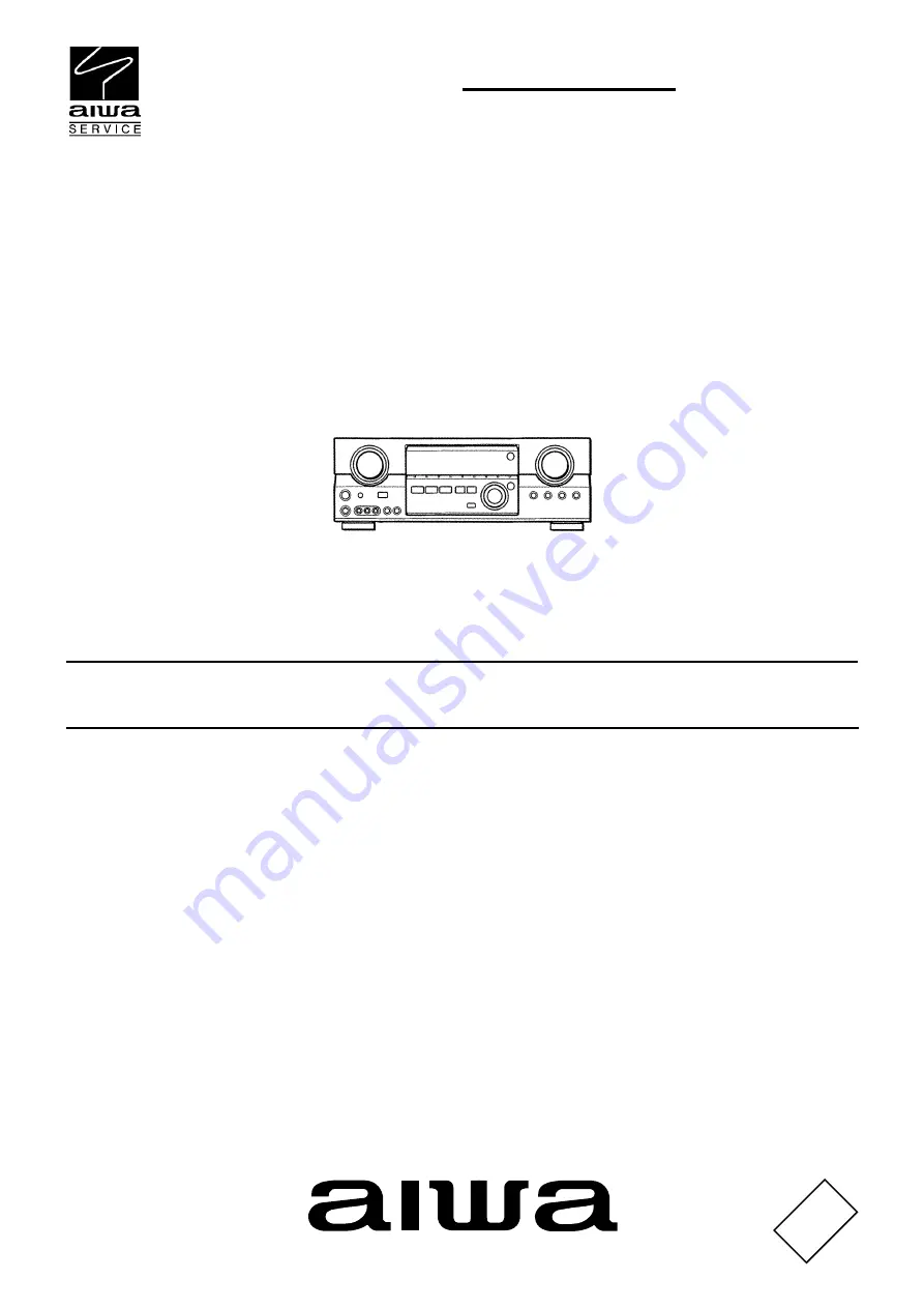 Aiwa AV-DV75 HC Service Manual Download Page 1