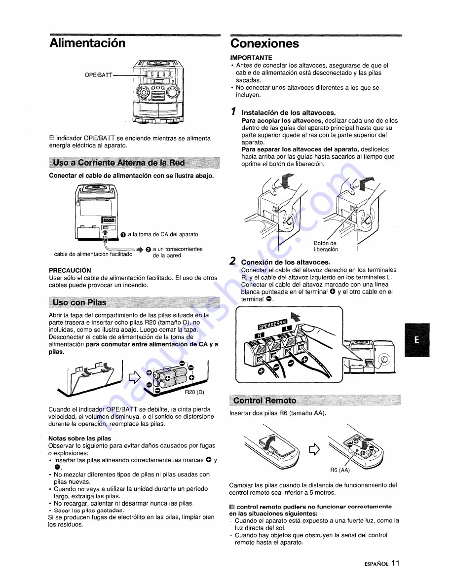 Aiwa CA-DW535 Operating Instructions Manual Download Page 11