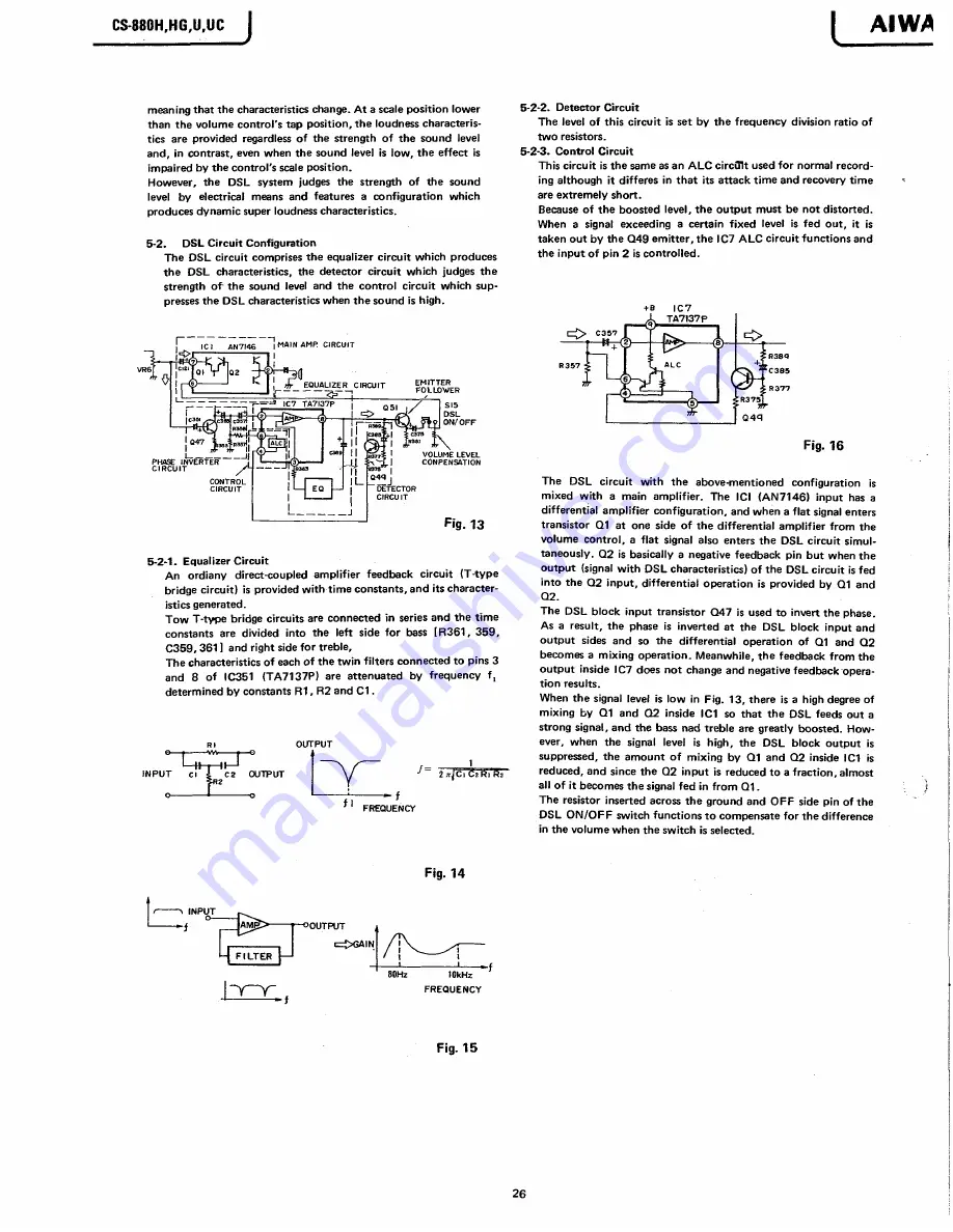 Aiwa CS-880 H Service Manual Download Page 26