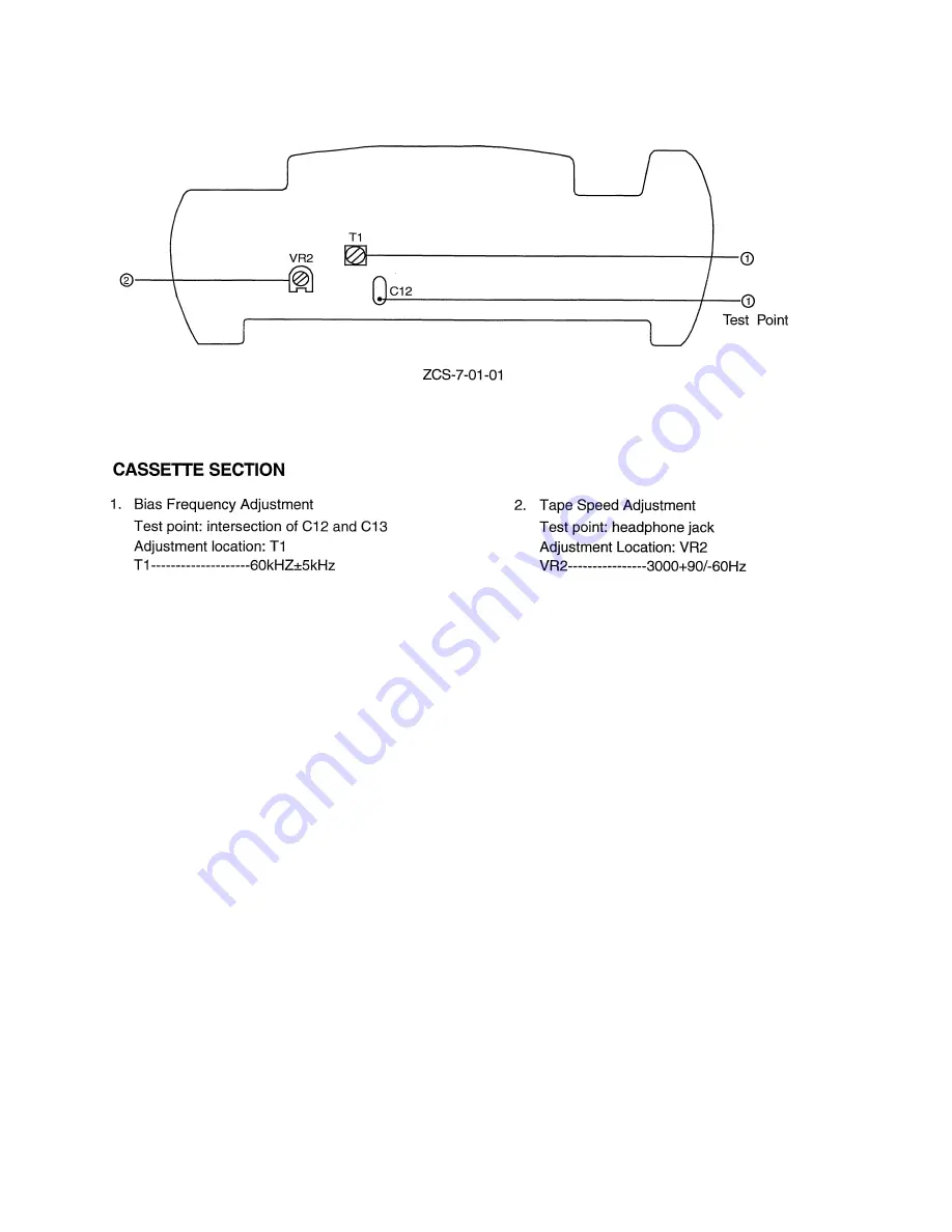 Aiwa CS-P77 Service Manual Download Page 12