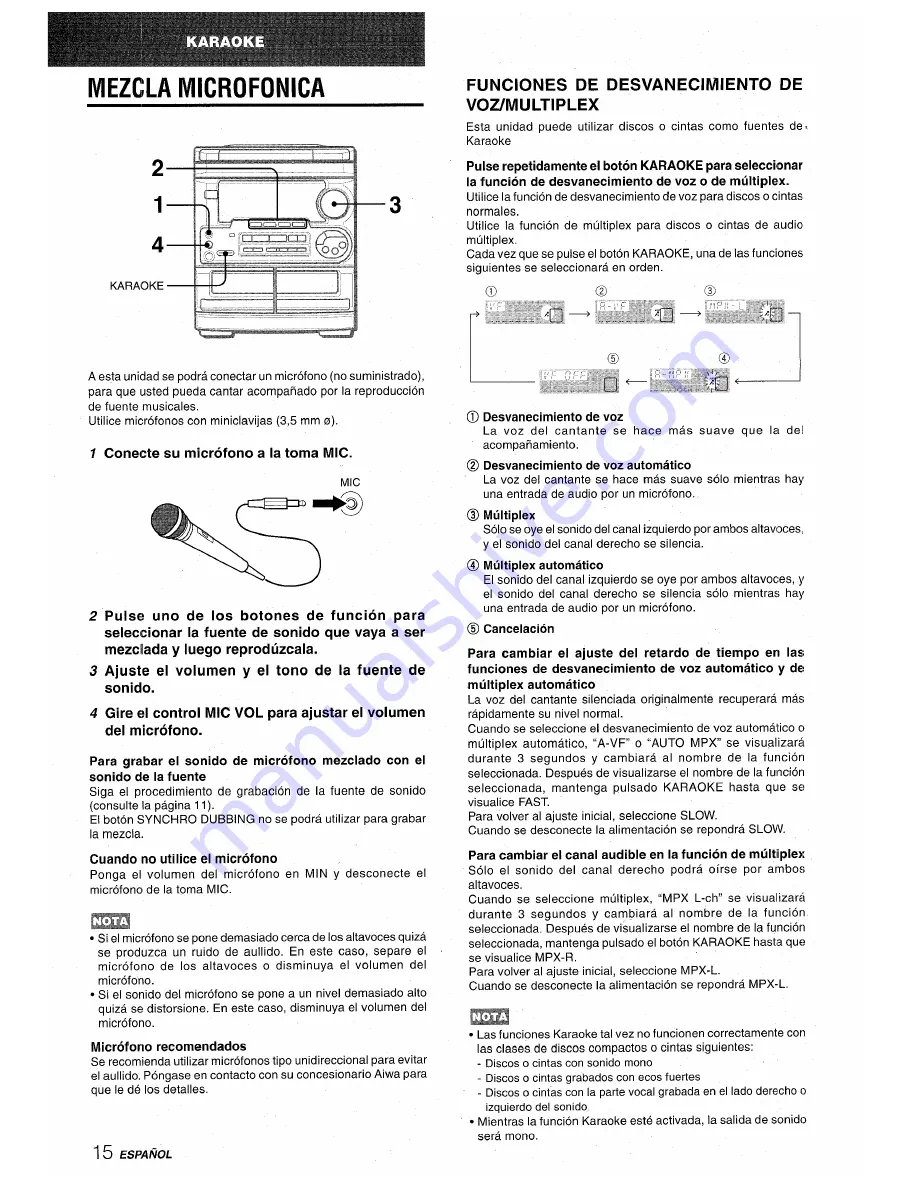 Aiwa CX-NA30 Скачать руководство пользователя страница 38