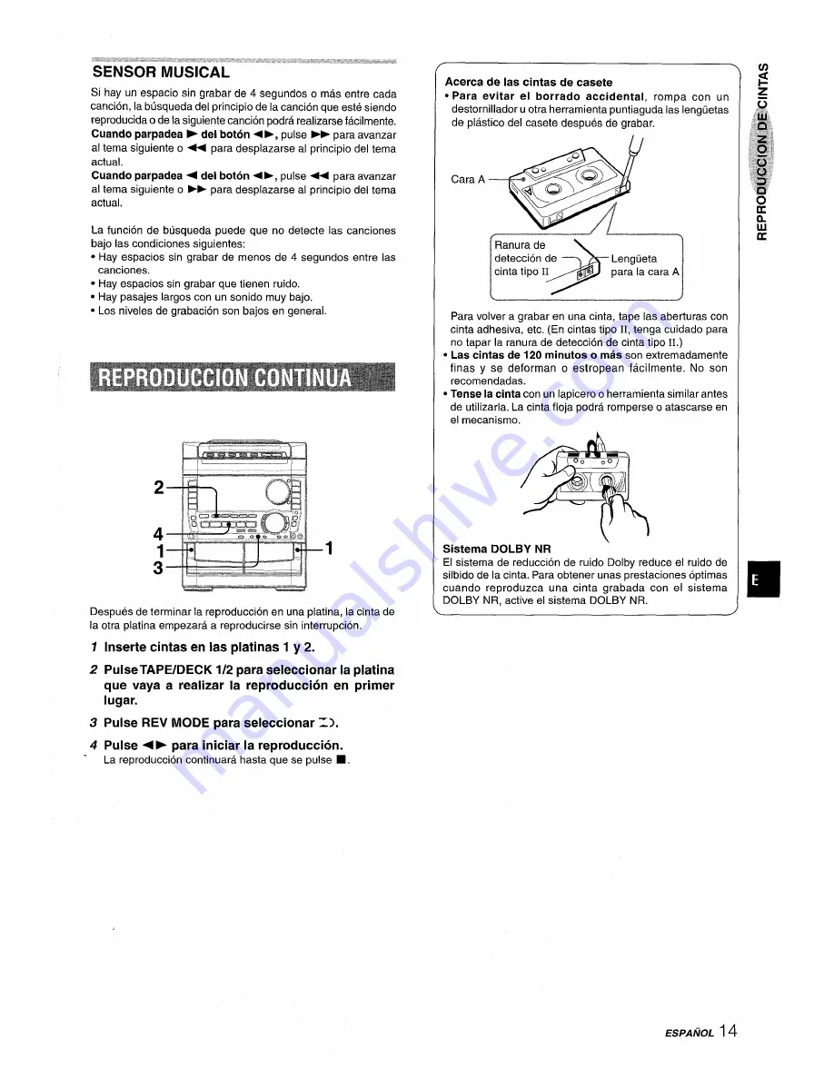 Aiwa CX-NA959 U Operating Instructions Manual Download Page 41