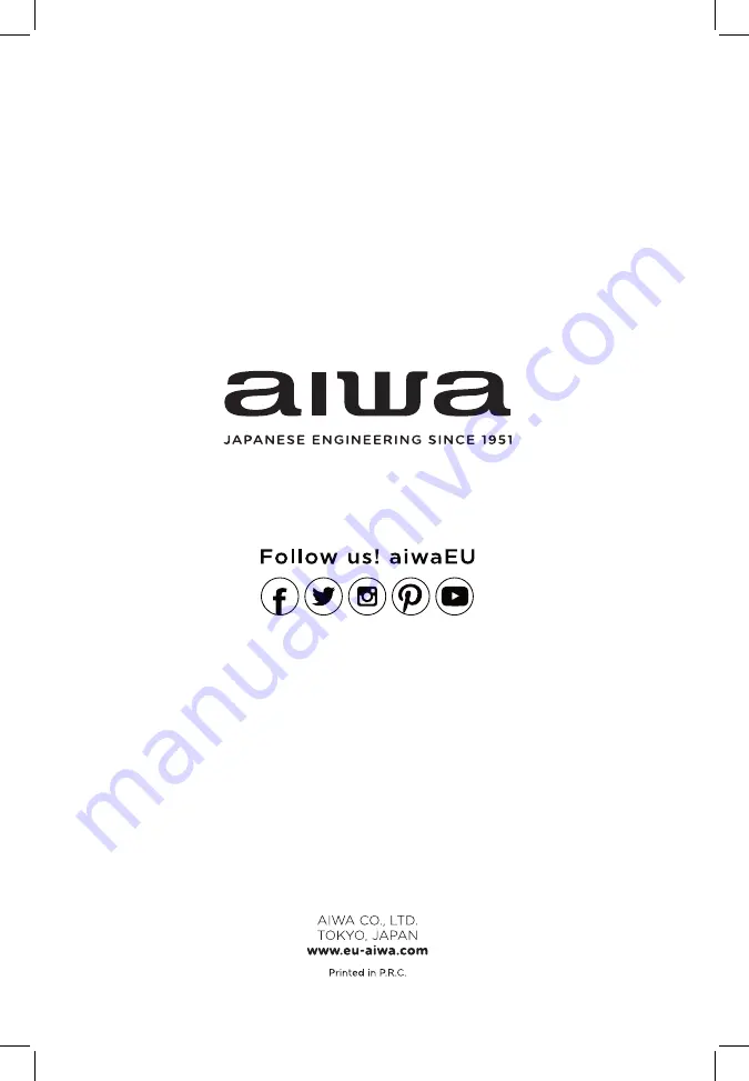 Aiwa EARTHQUAKE KBTUS-900 User Manual Download Page 44