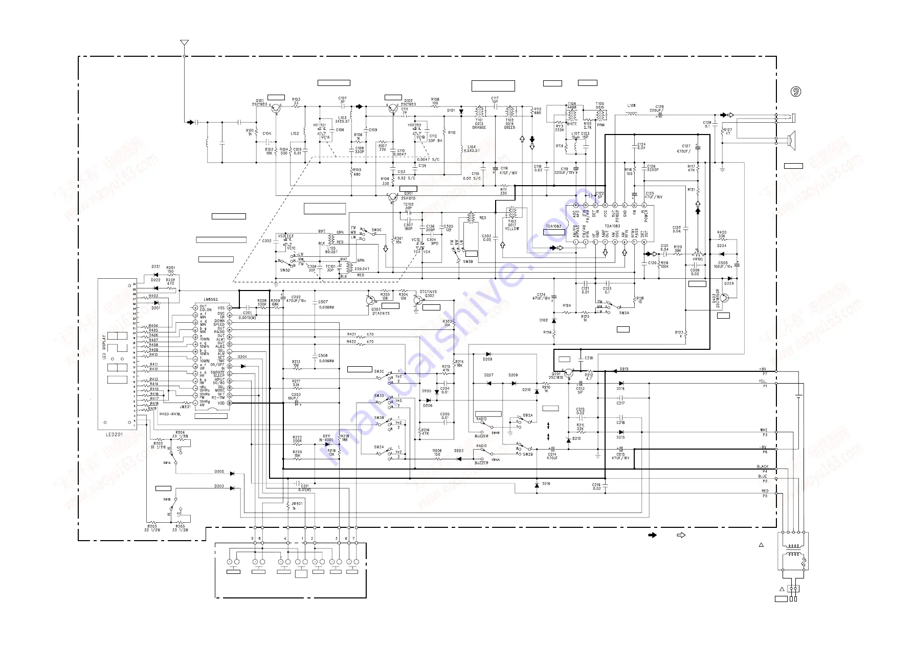 Aiwa FR-A530 Service Manual Download Page 8