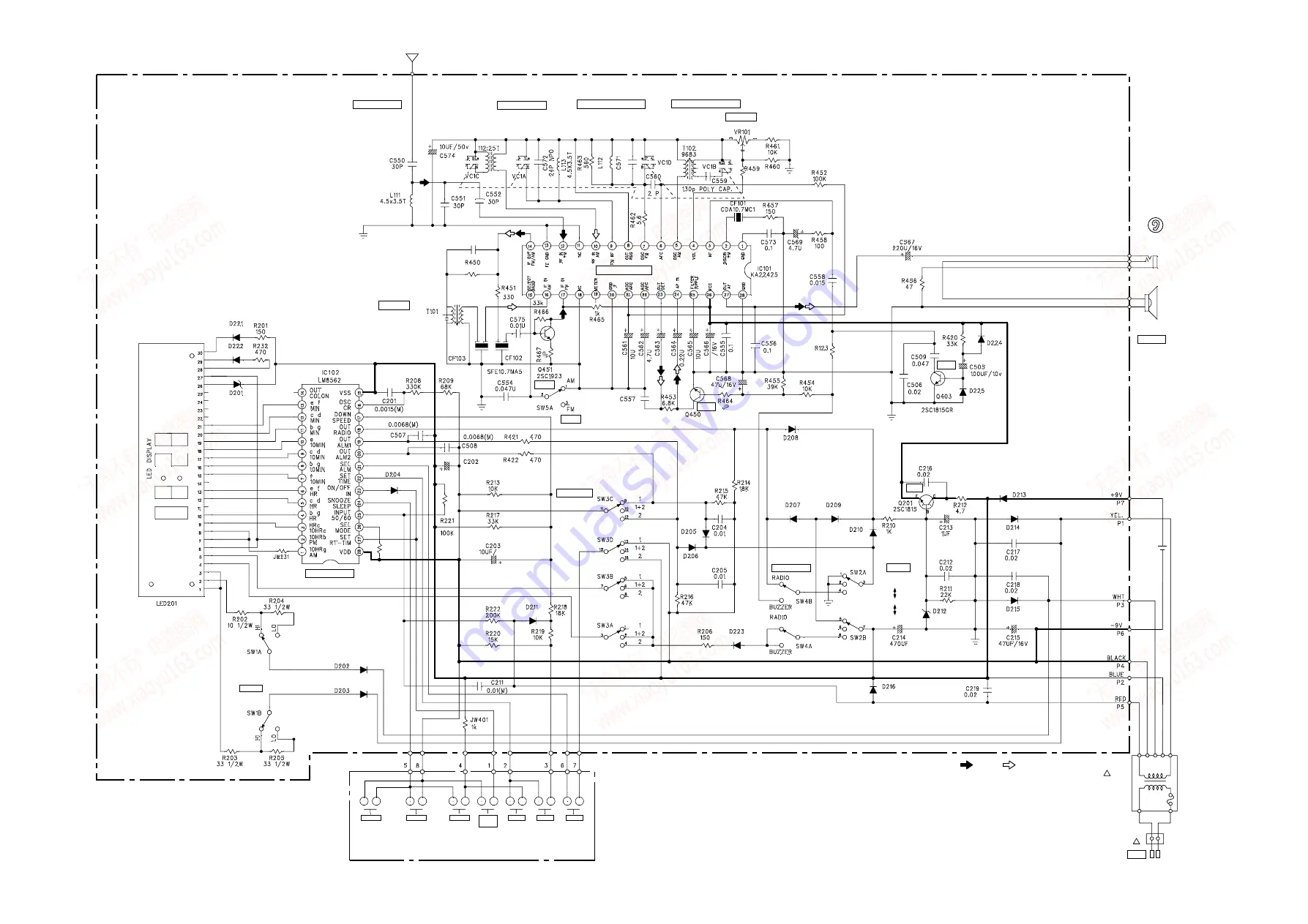 Aiwa FR-A530 Service Manual Download Page 10