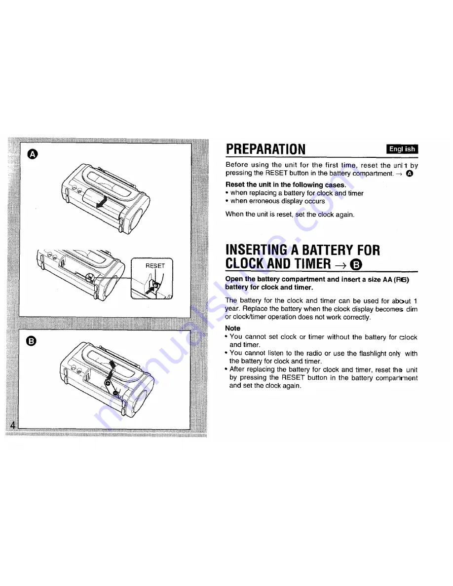 Aiwa FR-C150 Operating Instructions Manual Download Page 4