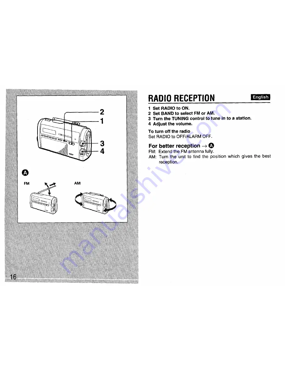 Aiwa FR-C150 Скачать руководство пользователя страница 16