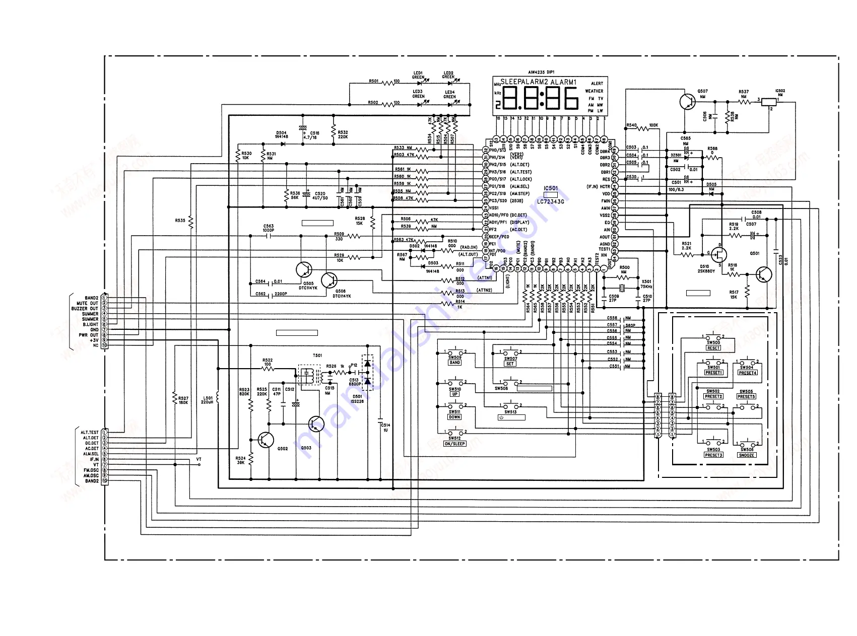 Aiwa FR-DAW450 Service Manual Download Page 9