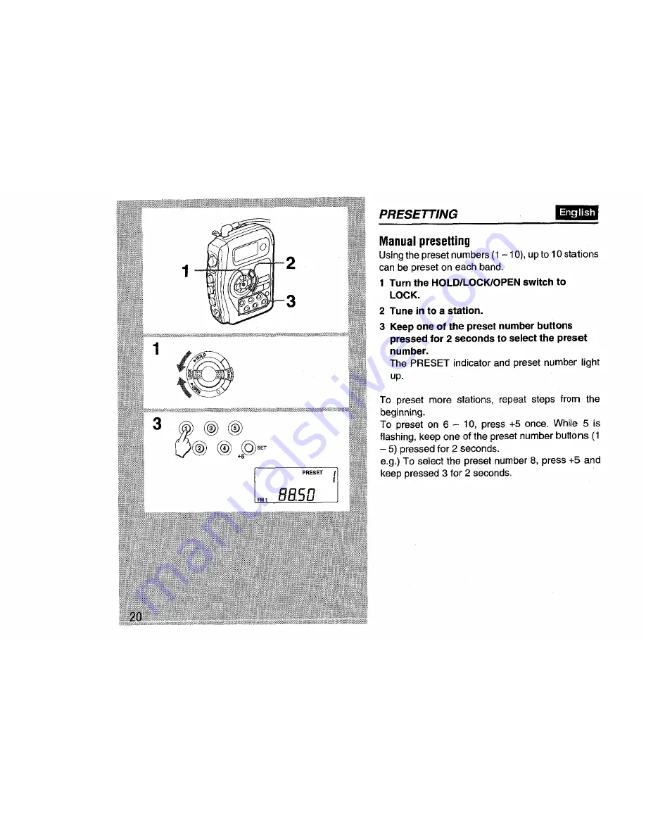 Aiwa HS-SP570 Operating Instructions Manual Download Page 20