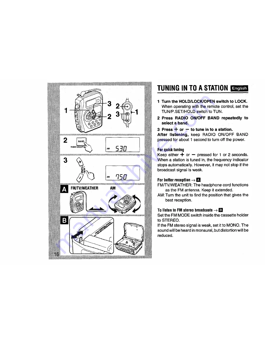 Aiwa HS-SP970 Operating Instructions Manual Download Page 16