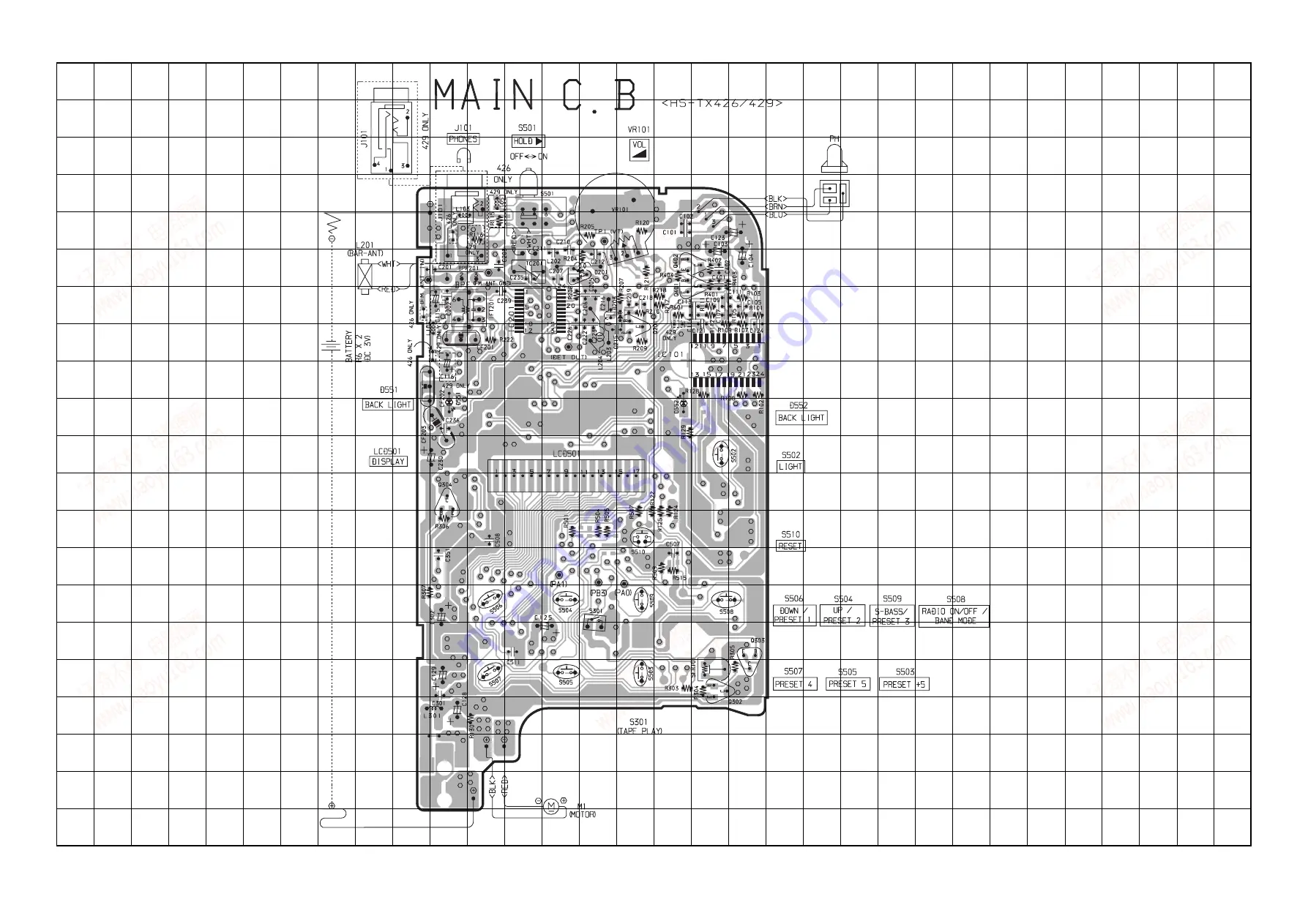 Aiwa HS-TX426 Service Manual Download Page 10