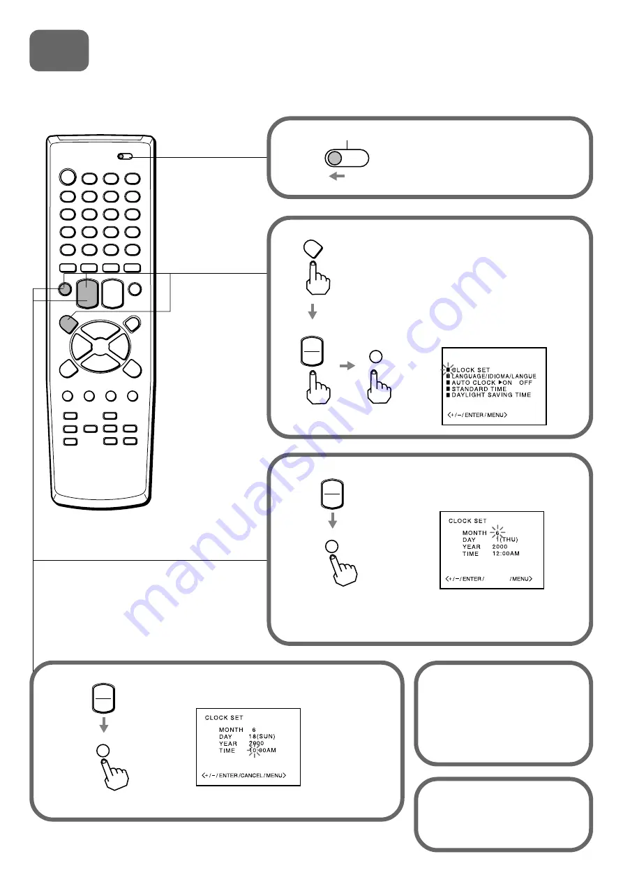 Aiwa HV-FX8100U Quick Start Manual Download Page 5