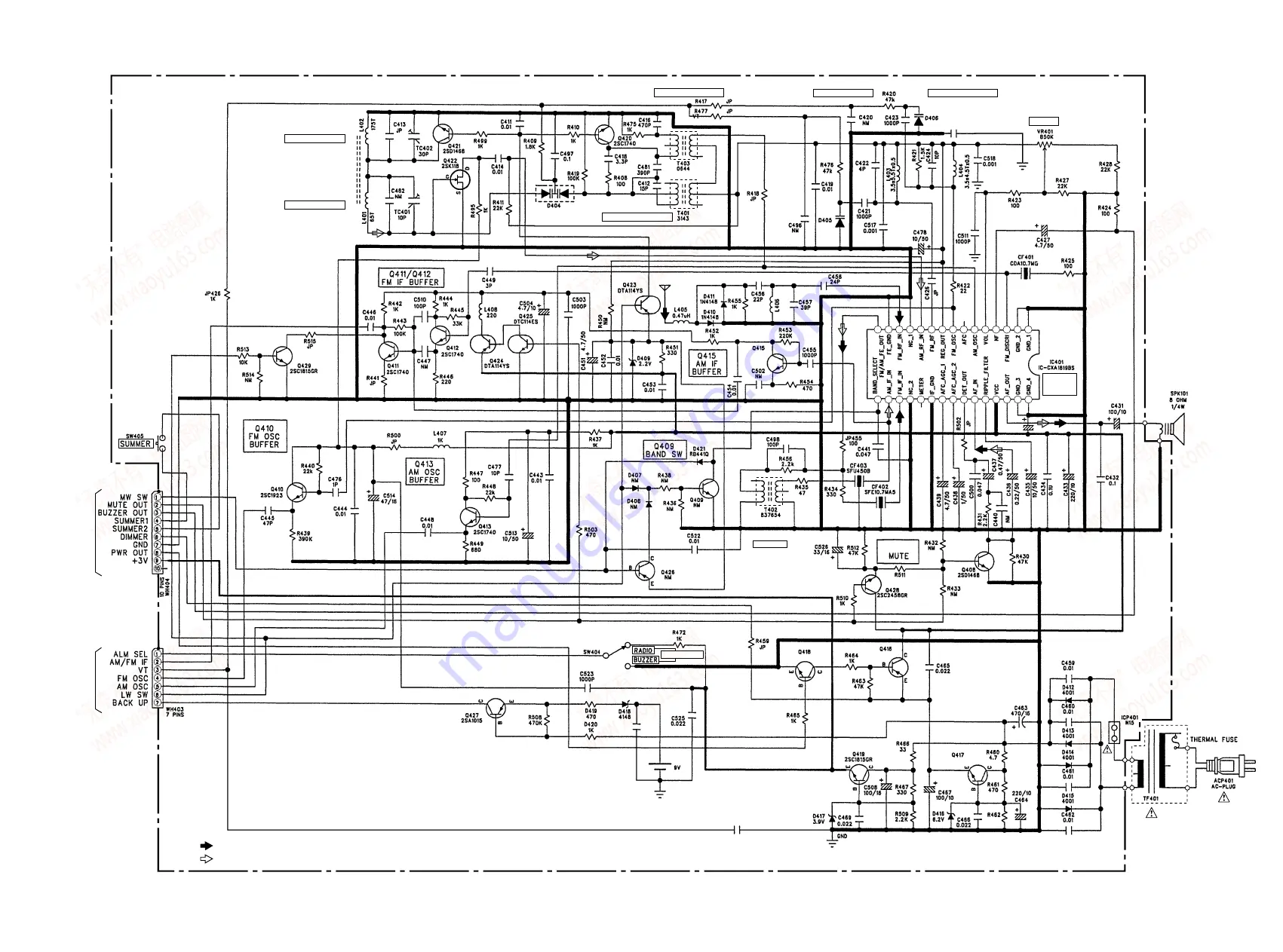 Aiwa INSTRUCTIONS Service Instructions Manual Download Page 7