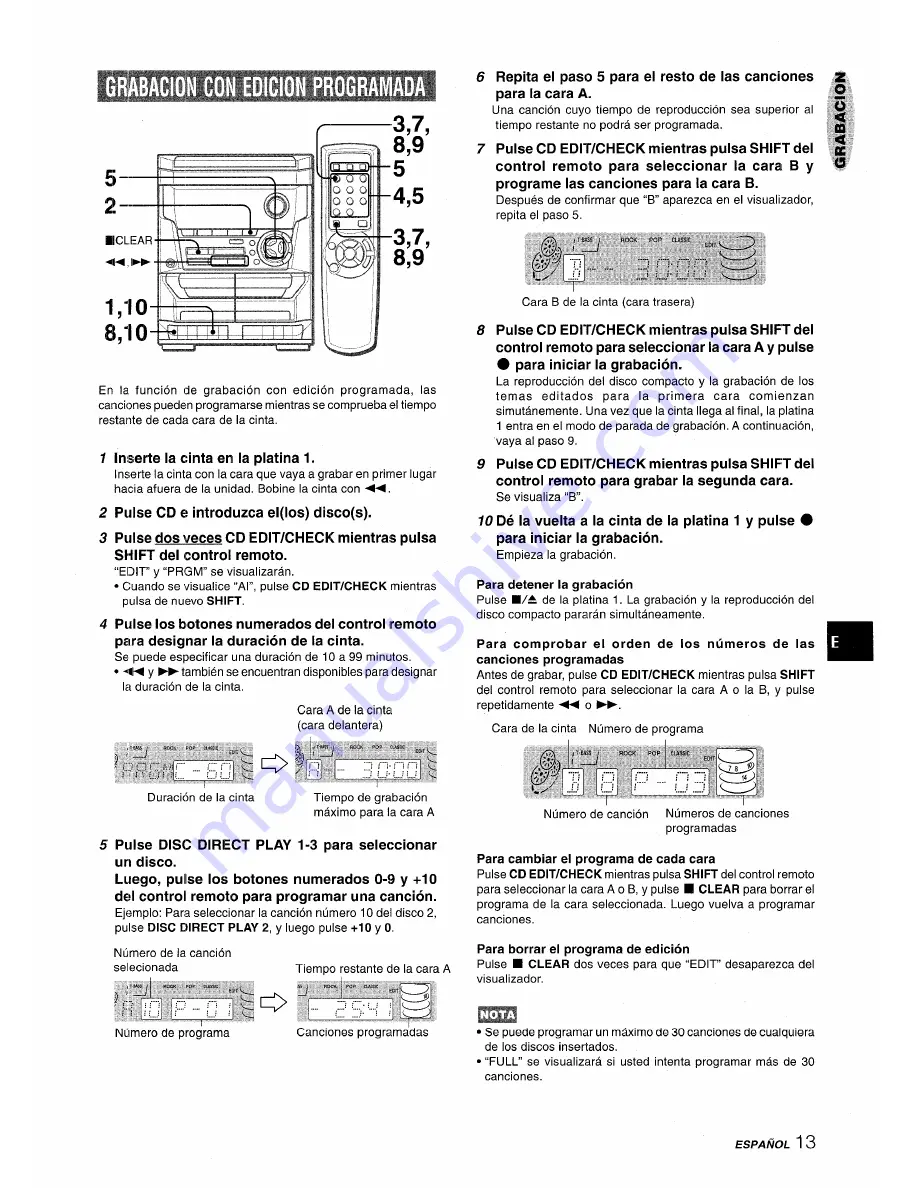 Aiwa NSX-A115 Operating Instructions Manual Download Page 31