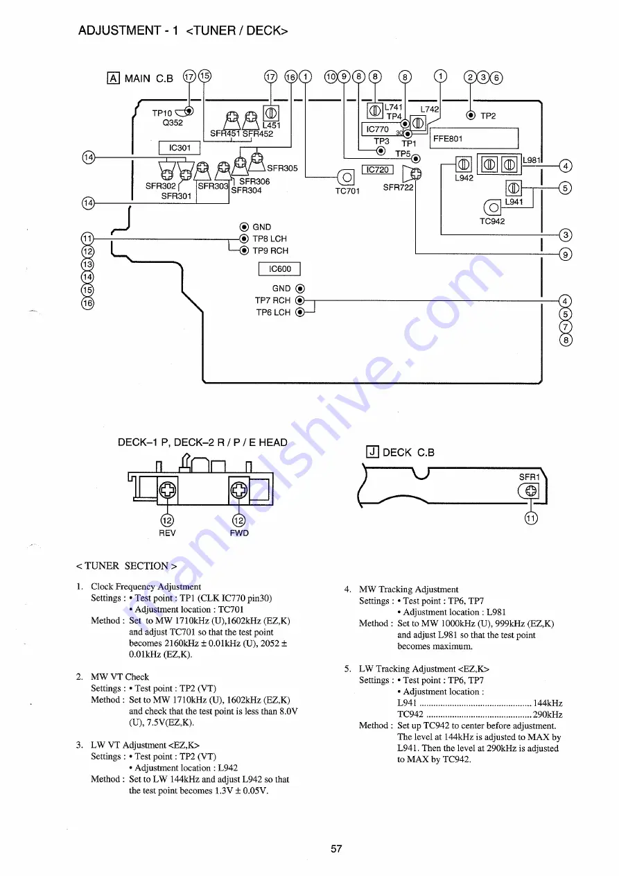 Aiwa NSX-F9 Service Manual Download Page 43