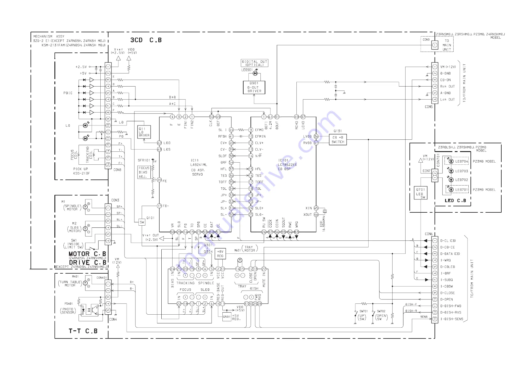 Aiwa PZ3MD Service Manual Download Page 52