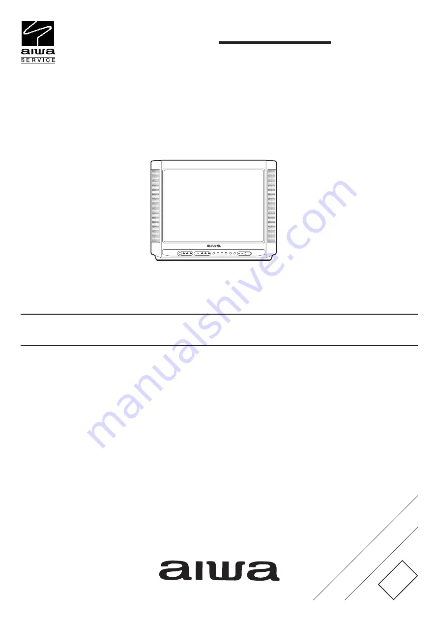 Aiwa TV-AS216NH NH Service Manual Download Page 1