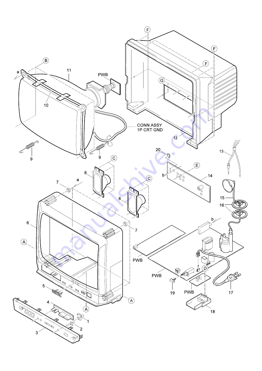 Aiwa TV-FA2500 Скачать руководство пользователя страница 59