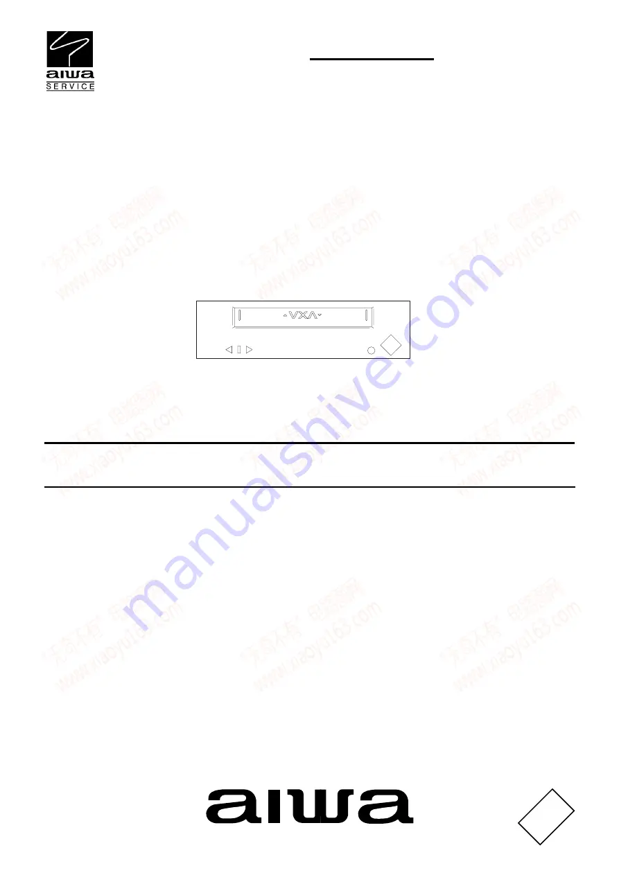 Aiwa VXA-1A Service Manual Download Page 1