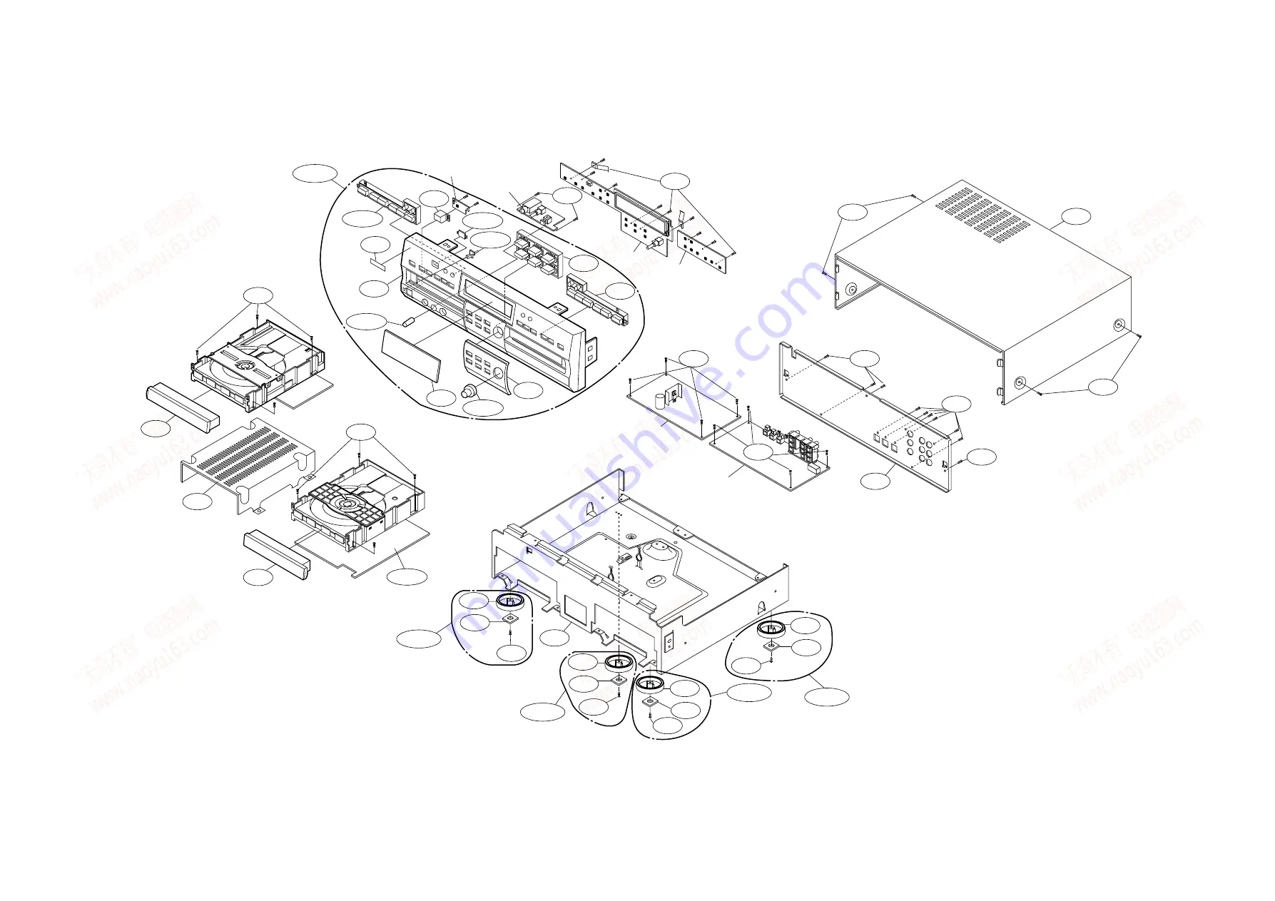 Aiwa XC-RW700 Service Manual Download Page 57