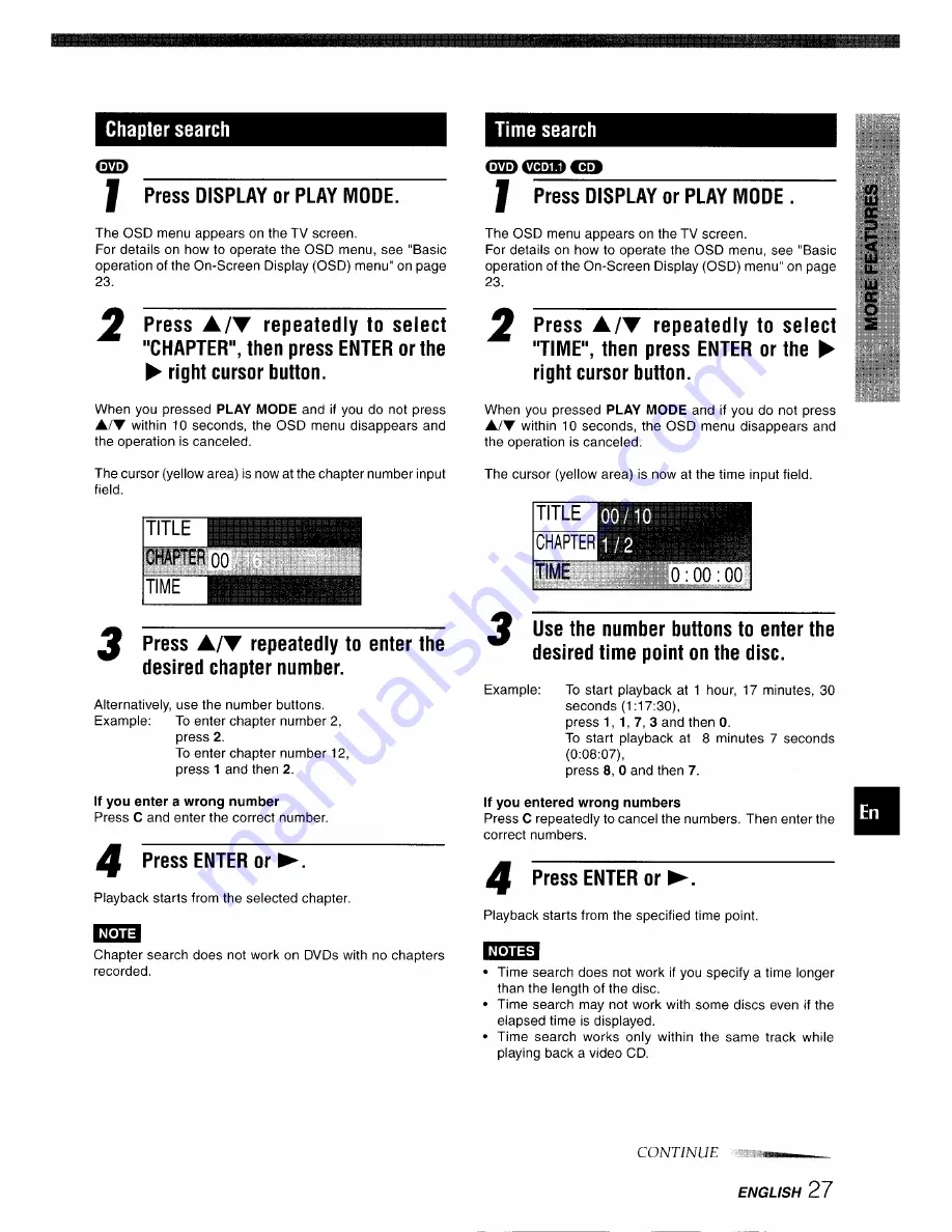 Aiwa XD-DV10 Operating Instructions Manual Download Page 27