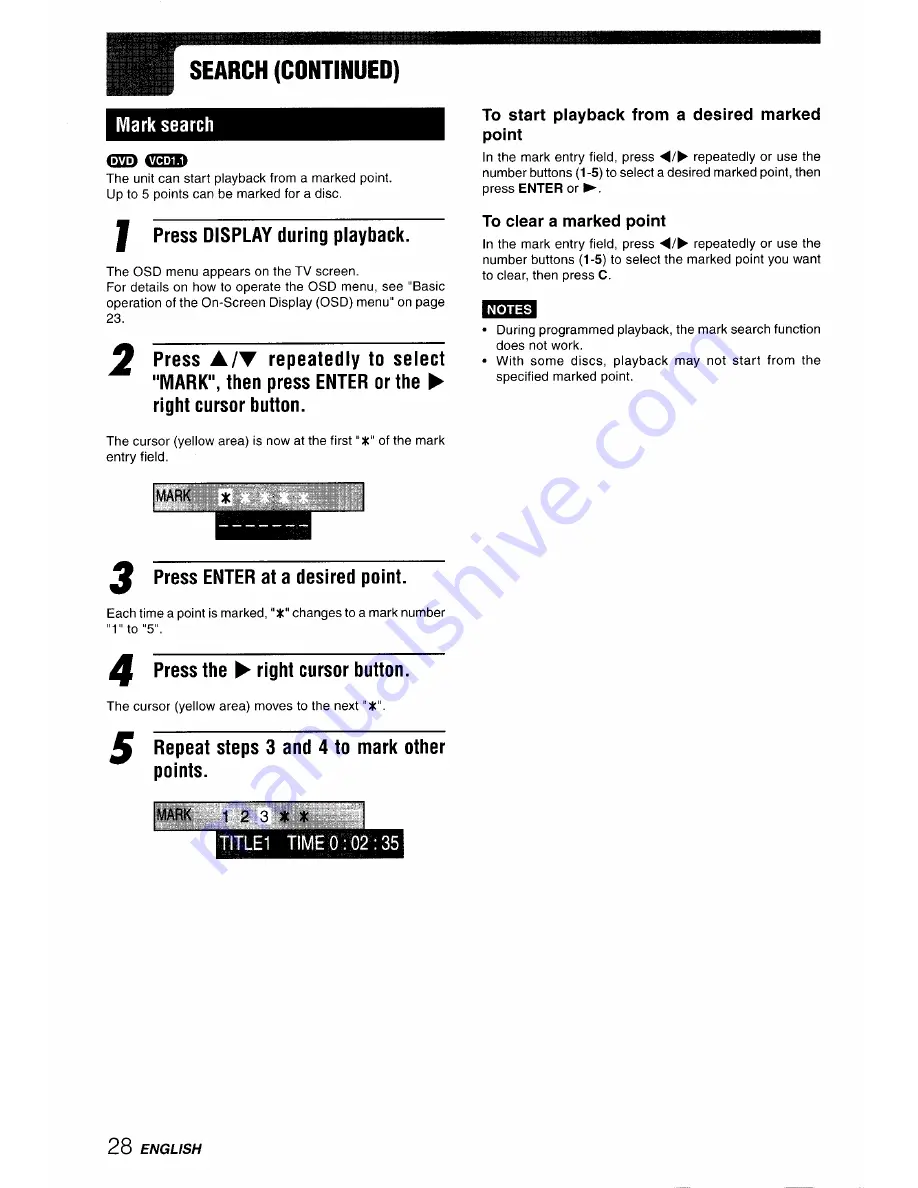 Aiwa XD-DV10 Operating Instructions Manual Download Page 28