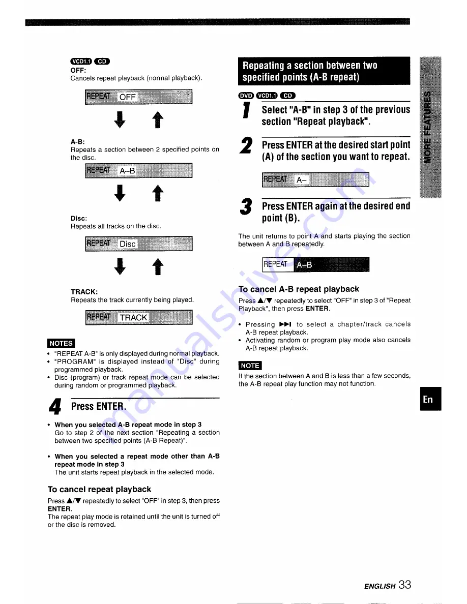 Aiwa XD-DV10 Operating Instructions Manual Download Page 33