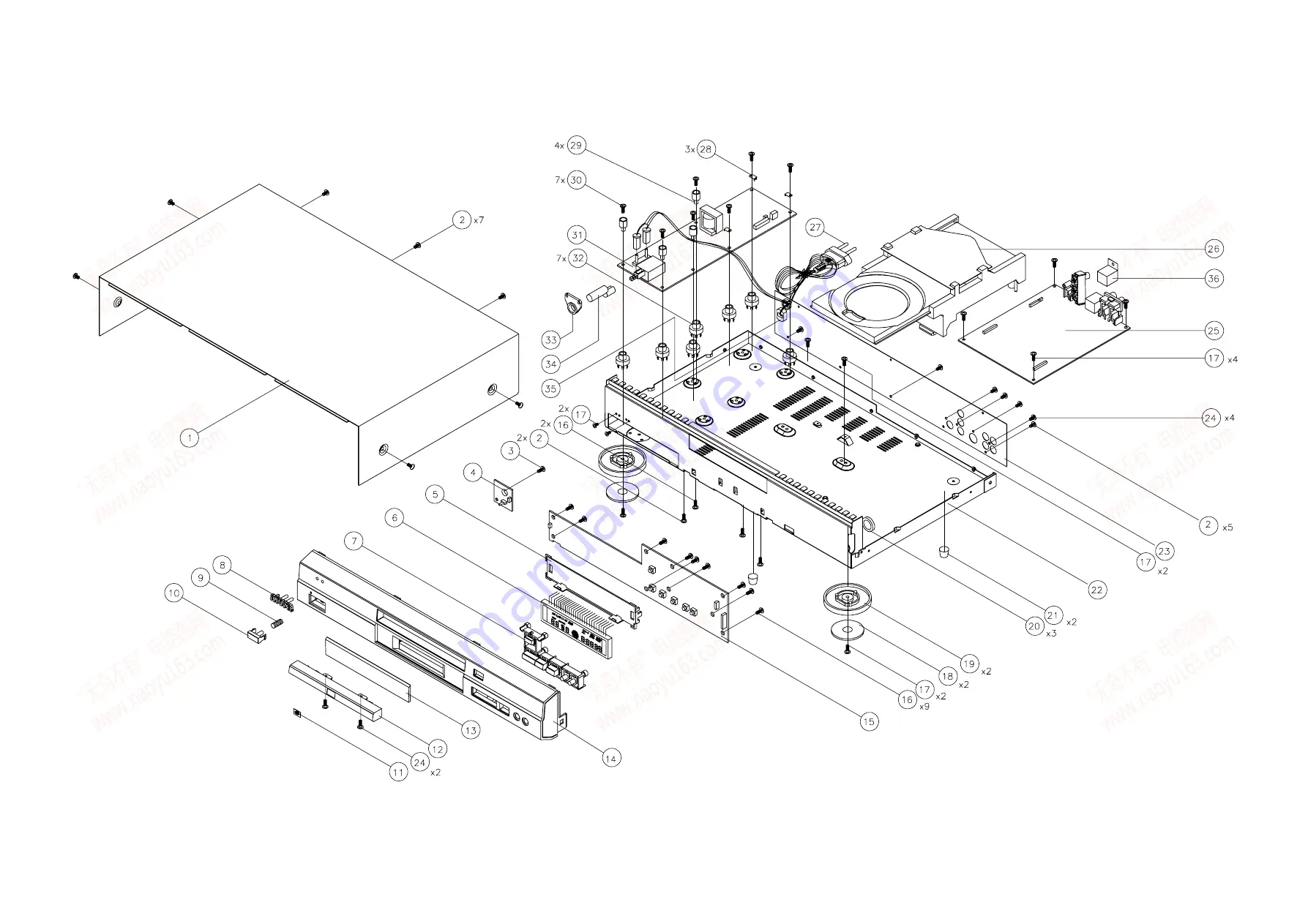 Aiwa XD-DV520 Service Manual Download Page 47