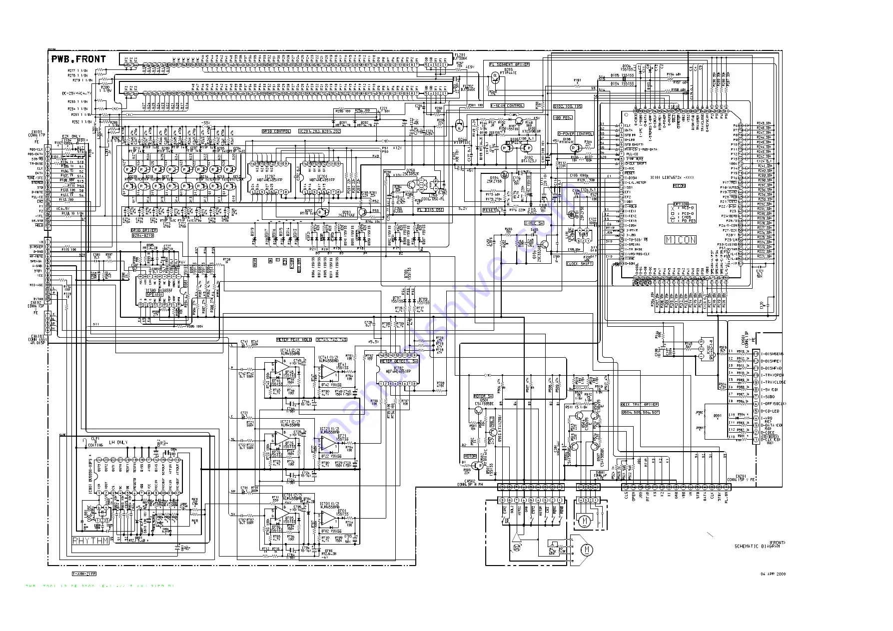 Aiwa XH-AG1000 Service Manual Download Page 25