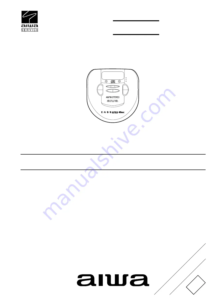 Aiwa XP-R110 Service Manual Download Page 1