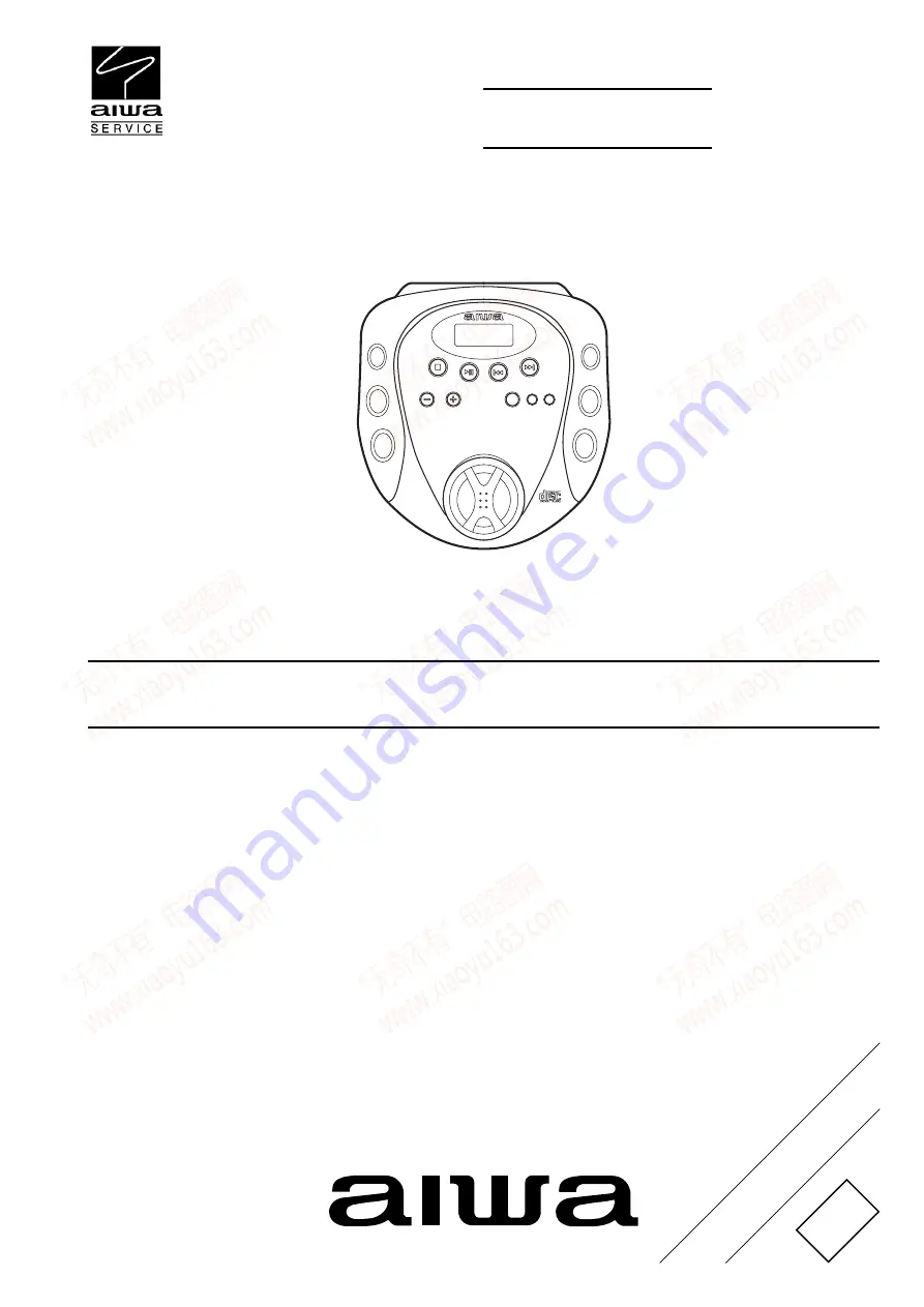 Aiwa XP-SR320 Service Manual Download Page 1