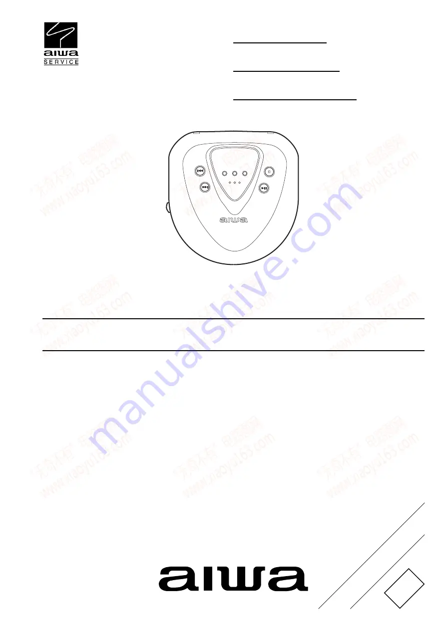 Aiwa XP-V7230 Service Manual Download Page 1