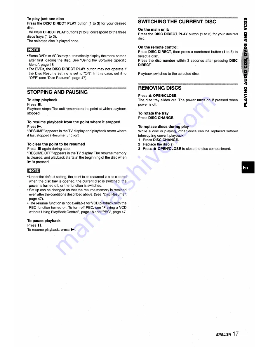 Aiwa XR-DV526 Operating Instructions Manual Download Page 17