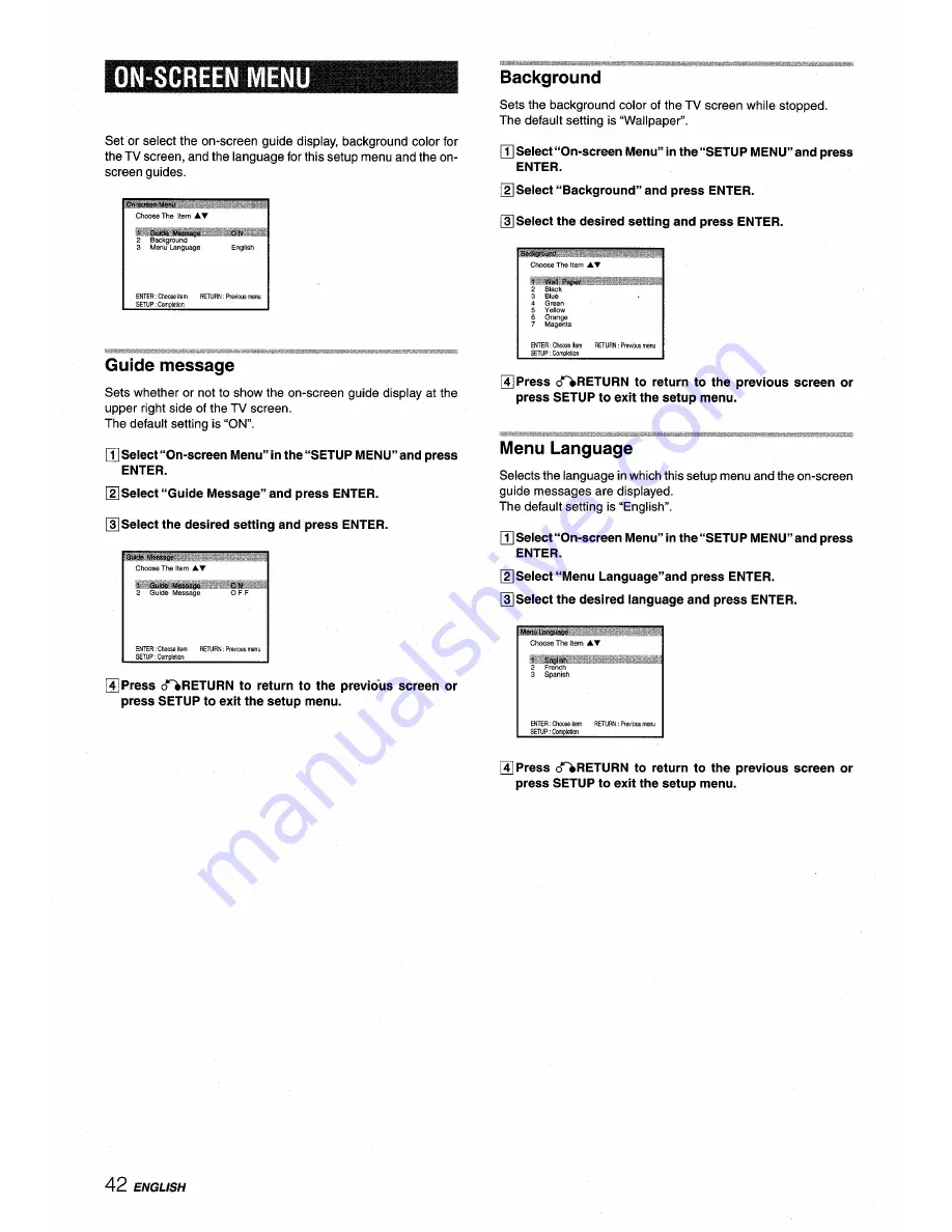 Aiwa XR-DV526 Operating Instructions Manual Download Page 42