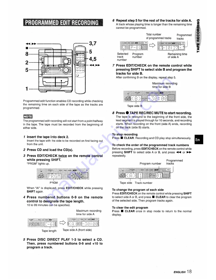 Aiwa XR-H33MD Operating Instructions Manual Download Page 19