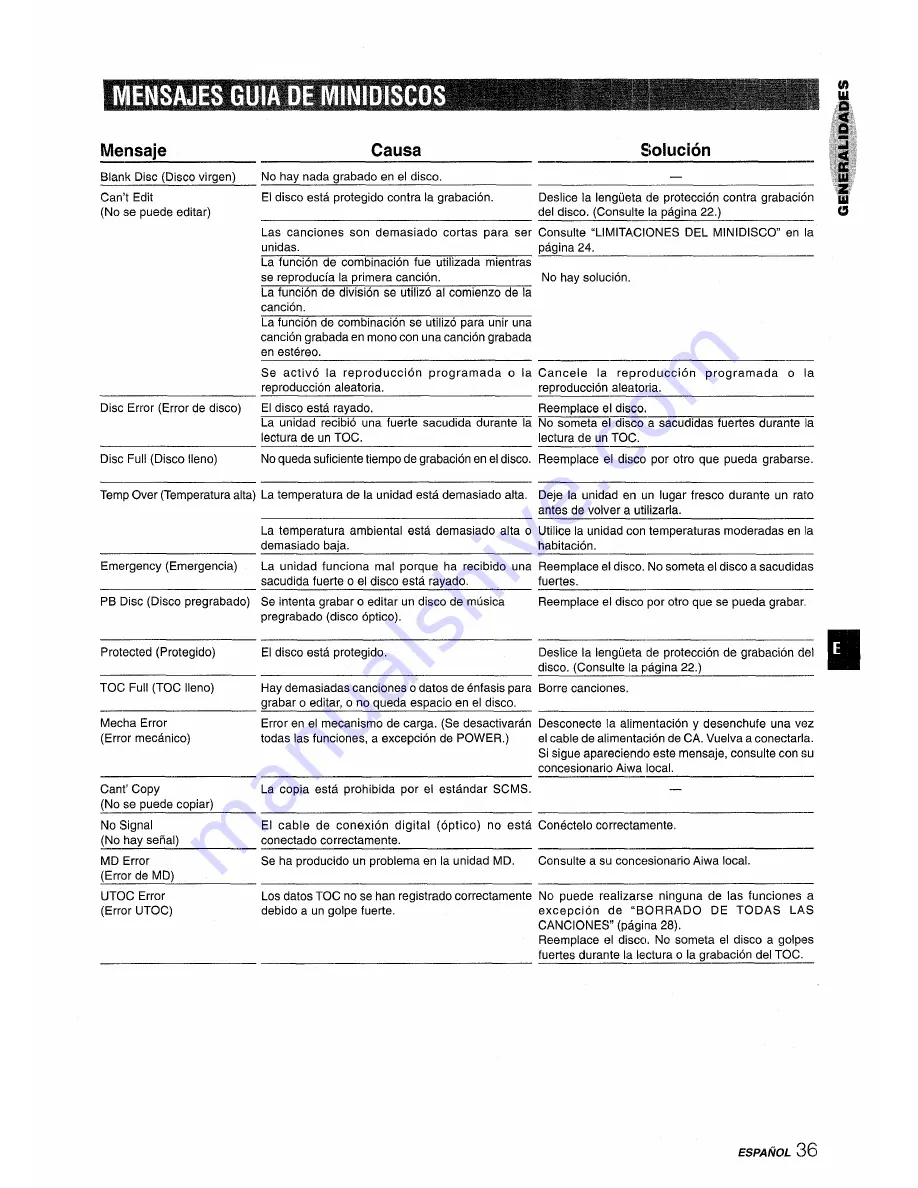 Aiwa XR-H33MD Operating Instructions Manual Download Page 73