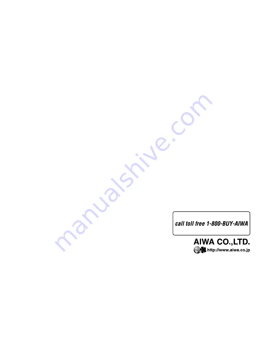 Aiwa XR-M131 Operating Instructions Manual Download Page 18