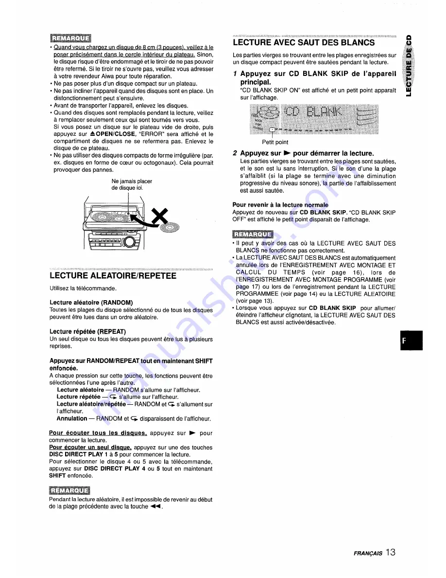 Aiwa Z-L31 Operating Instructions Manual Download Page 57