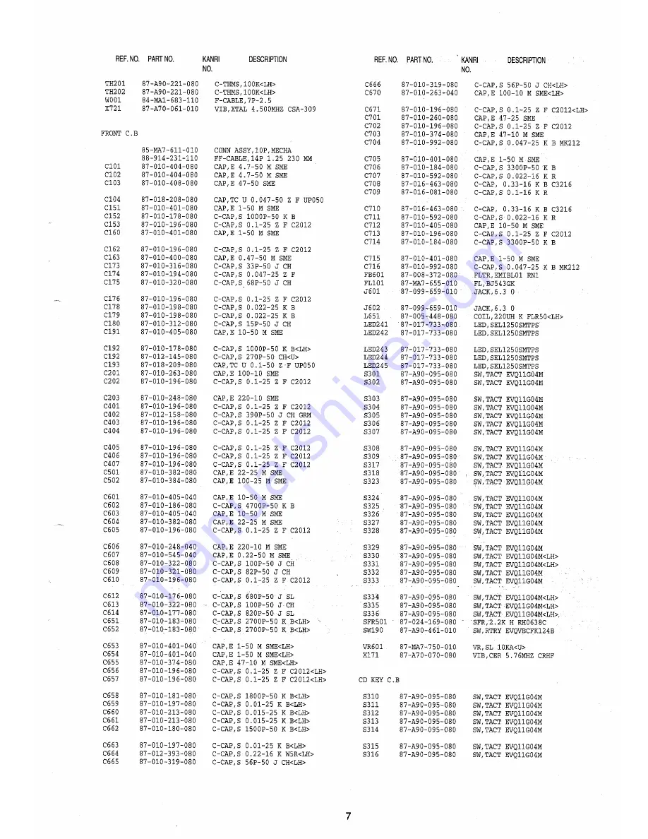 Aiwa Z-R500 Service Manual Download Page 7