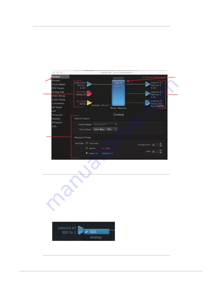 AJA Video Systems Inc KONA LH Series Installation And Operation Manual Download Page 20