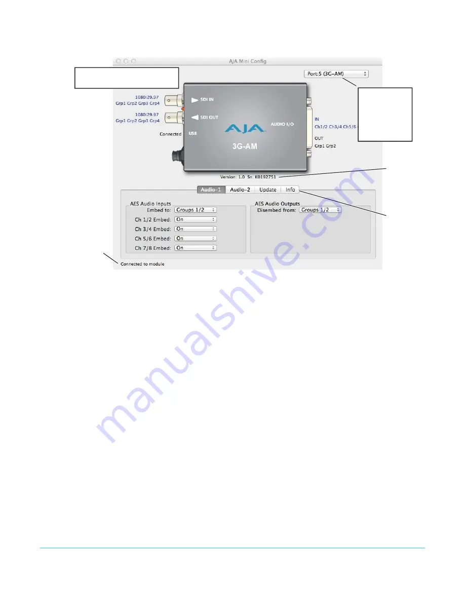 AJA 3G-AM Installation & Operation Manual Download Page 15