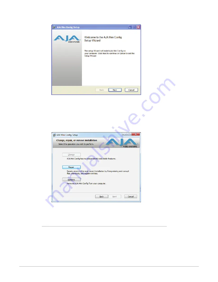 AJA 4K2HD Installation And Operation Manual Download Page 10